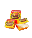 Caixa de Hambúrguer 12,5x12,5x7,5cm em Papel Cartão Supremo 300g