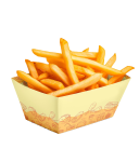 Embalagem Batata Frita 10x9,5x3,8cm em Papel Cartão Supremo 250g