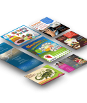 Panfletos 15x21cm em Couchê 115g